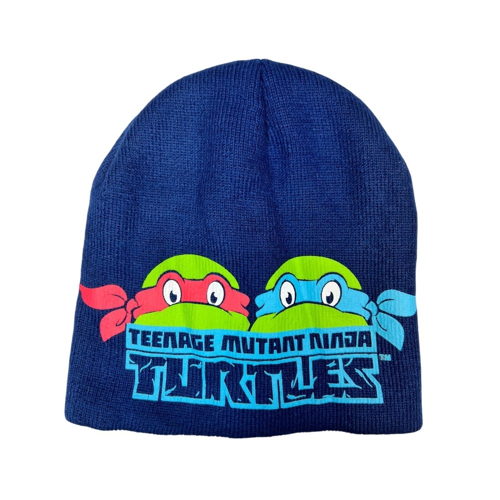 SpongeBob TMNT Spider-Man Boys Beanie Bundle Kids Winter Hats Character Warm - Picture 2 of 8
